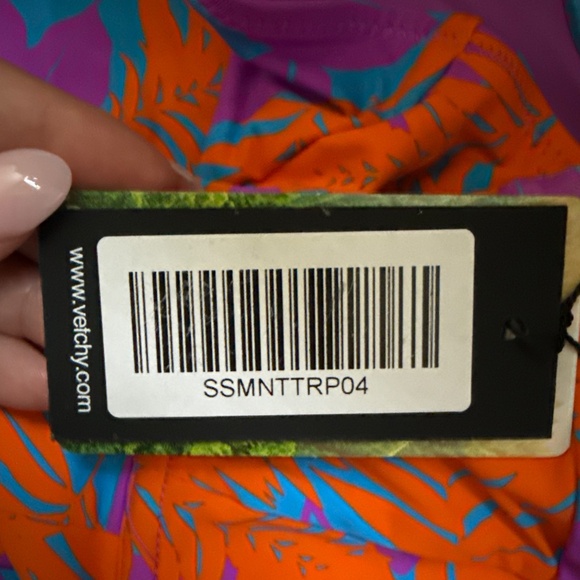 VETCHY MONTAGE UNDERWIRE TROPICAL SWIMSUIT - Picture 2 of 3